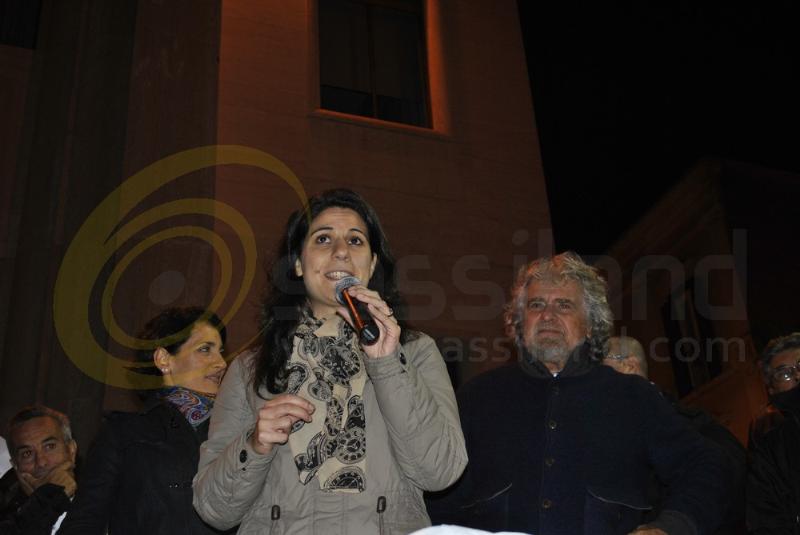 Comizio di Beppe Grillo a Matera e dei candidati alle regionali - 14 novembre 2013 (foto SassiLand)