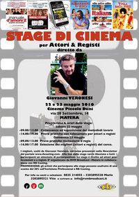 Stage di Cinema con Giovanni Veronesi