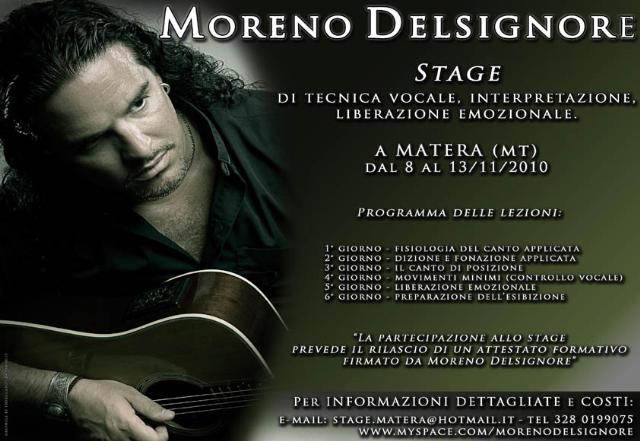 Moreno Delsignore Stage