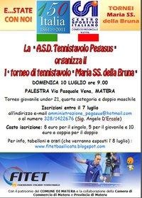 1° Torneo di Tennistavolo Maria SS. della Bruna - Evento sportivo Matera