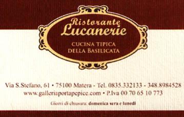Ristorante Lucanerie - Matera