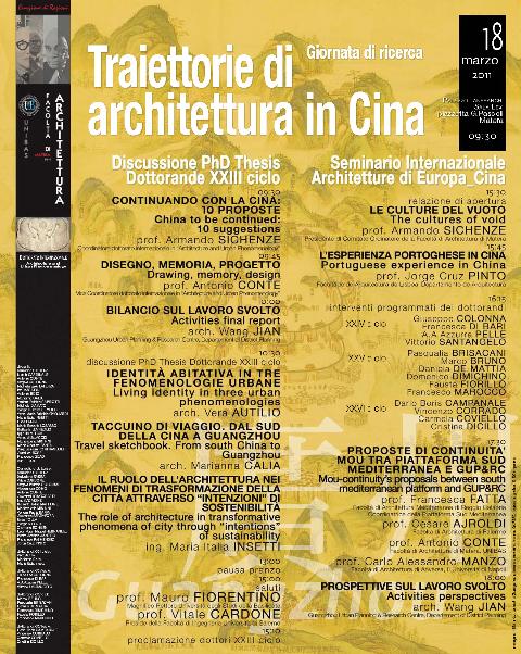 Traiettorie di architettura in Cina - 18 marzo 2011
