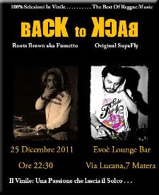 Back to Back - 25 dicembre 2011 - Matera