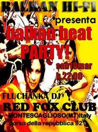 Balkan beat party - Red Fox Club - Matera