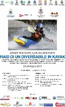 RAID DI UN DIVERSABILE IN KAYAK - 23 e 24 luglio 2011 - Matera
