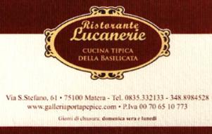 Ristorante Lucanerie - Matera - Matera