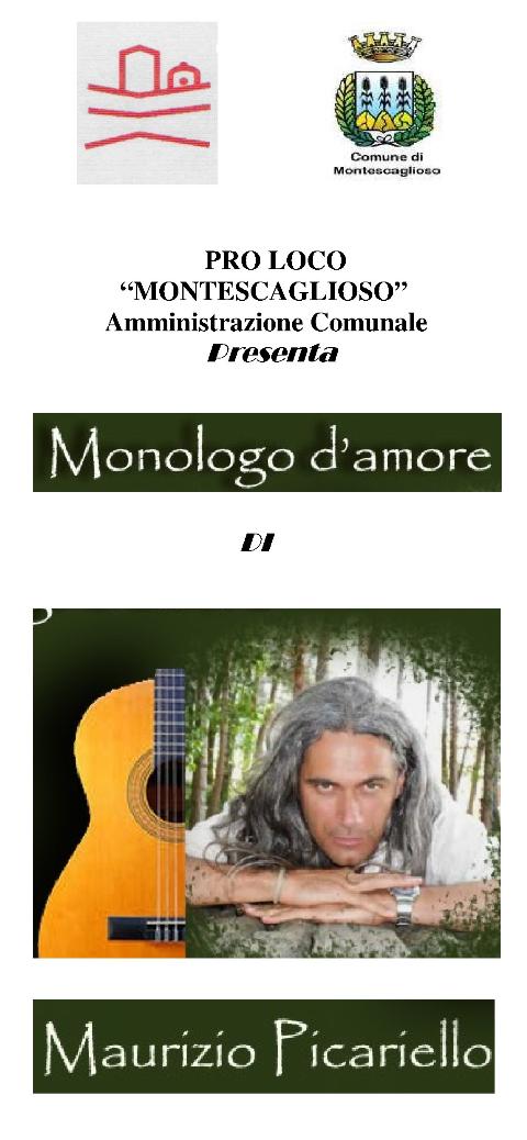 MONOLOGO SULL’AMORE