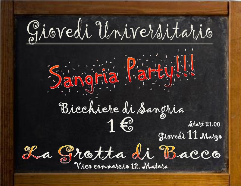 GIOVEDI UNIVERSITARIO 