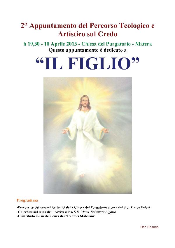 IL FIGLIO - 10 aprile 2013