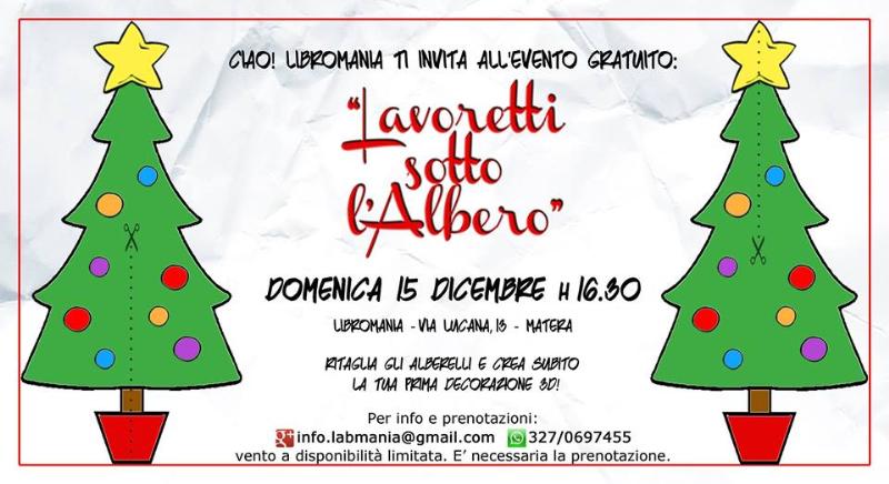 Lavoretti sotto l´albero - 15 dicembre 2013