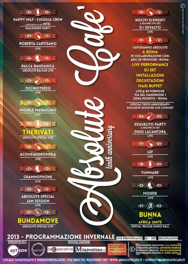 Programma invernale - Absolute caf