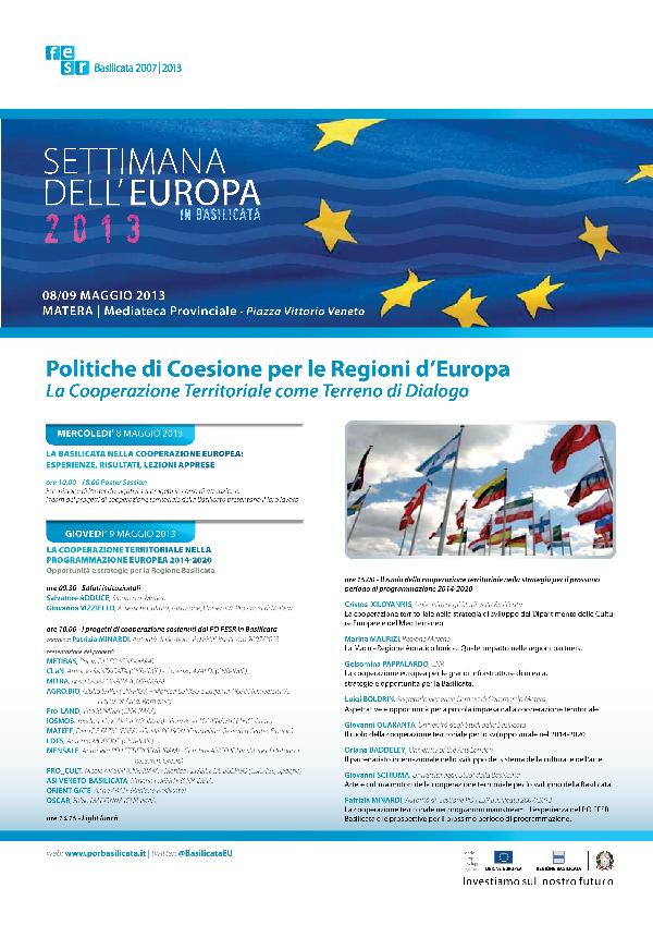 Settimana dell´Europa 2013 