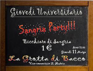GIOVEDI UNIVERSITARIO  - Matera