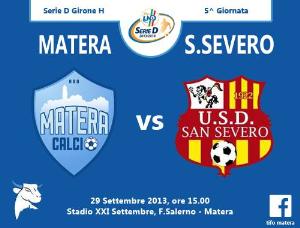 Matera vs San Severo - 29 settembre 2013 (grafica di Tifomatera) - Matera