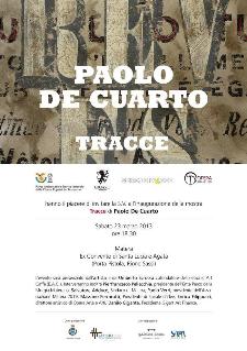Paolo De Cuarto. Tracce - Matera