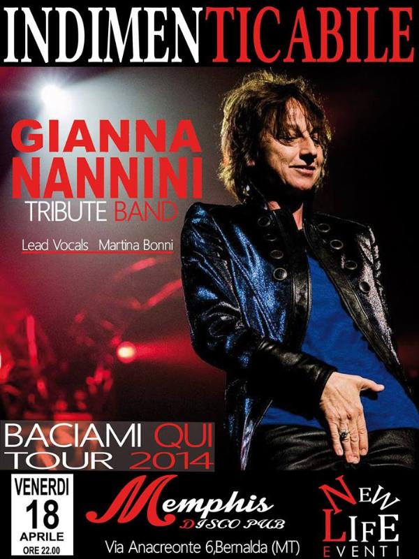 "INDIMENTICABILE" tribute to GIANNA NANNINI 