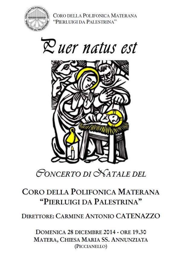 Puer Natus Est - Concerto di Natale - 28 Dicembre 2014