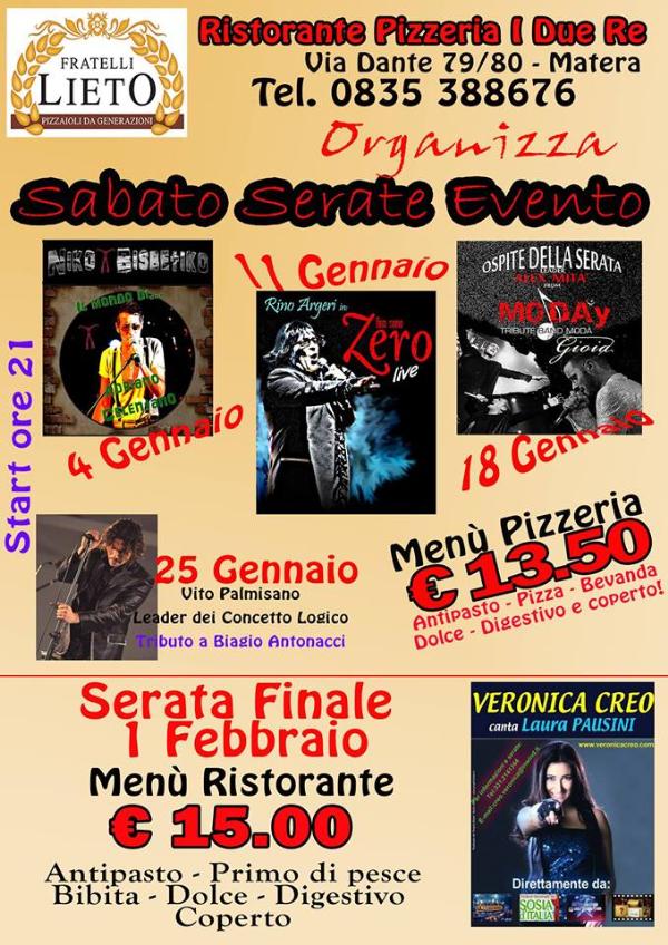 Sabato Serate Evento 
