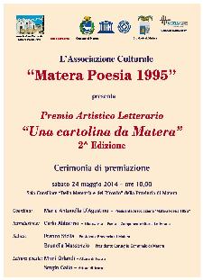 Premio artistico-letterario Una cartolina da Matera  - Matera