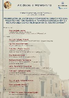 Presentazione dei lavori di restauro concattedrale di Irsina  - Matera