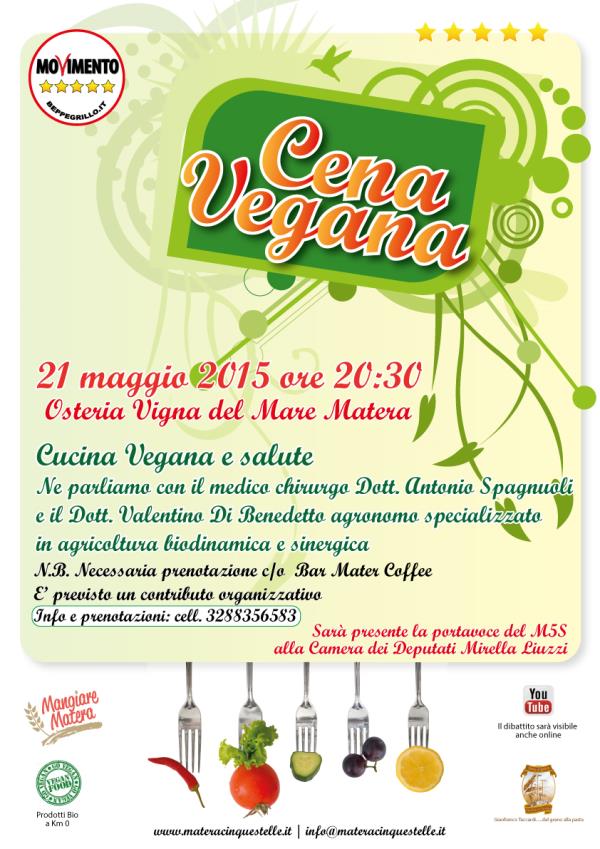 Cena Vegana  - 21 Maggio 2015