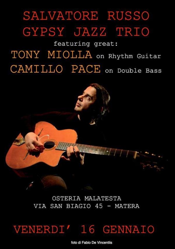 Concerti d´ Osteria: Gypsy Jazz Trio - 16 Gennaio 2015
