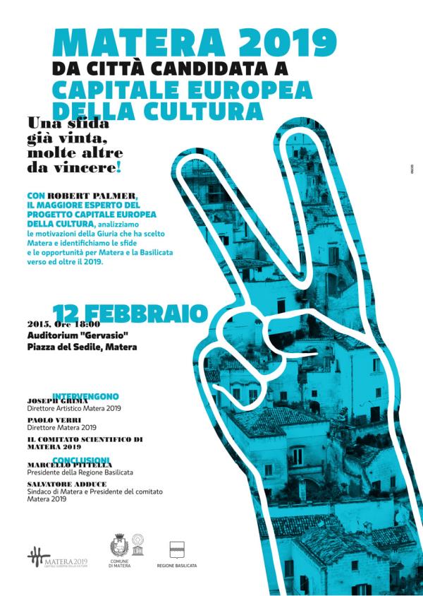Le Nuove Sfide di Matera 2019 - 12 Febbraio 2015