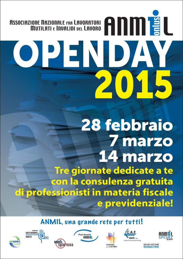 TRE OPEN DAY ANMIL 