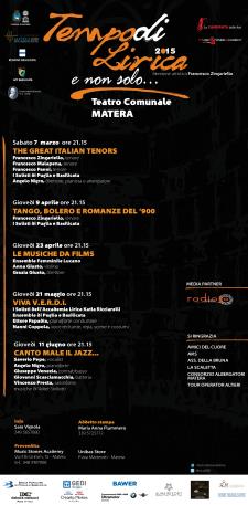 Tempo di lirica e non solo 2015 - Matera