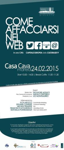 Come affacciarsi nel Web - 24 Febbraio 2015 - Matera