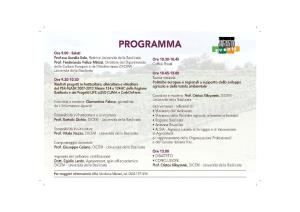 Innovazione per un'agricoltura sostenibile - Matera