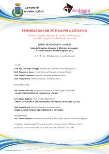 Portale per il cittadino - 20 Luglio 2015 - Matera