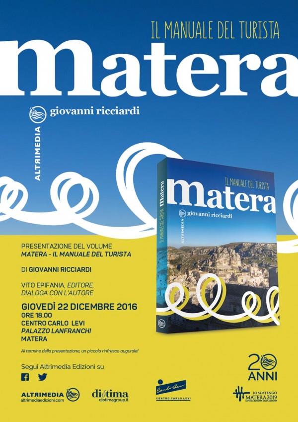 Presentazione di "Matera. Il manuale del turista"