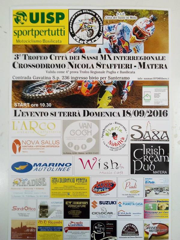 Trofeo “Citt dei Sassi” Categoria MX 