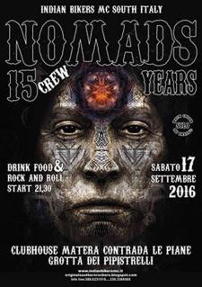Motoraduno INDIAN BIKERS MC NOMADS - 17 settembre 2016 - Matera