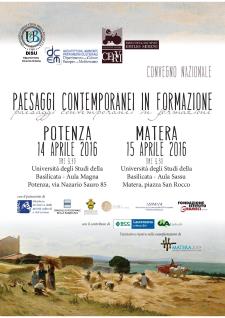 Paesaggi contemporanei in formazione  - 15 Aprile 2016 - Matera