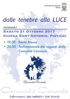 Dalle tenebre alla Luce - 21 ottobre 2017 - Matera