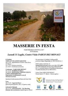 Masserie in Festa - Centro visite Parco dei Monaci  - 31 Luglio 2017 - Matera
