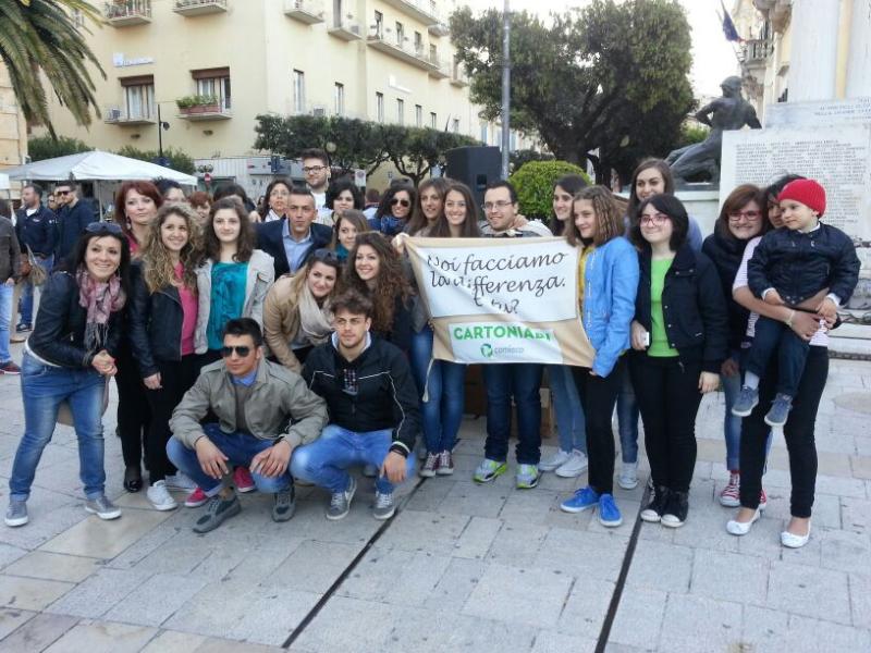 Flash-mob "I Love Cartoniadi" - 18 maggio 2014