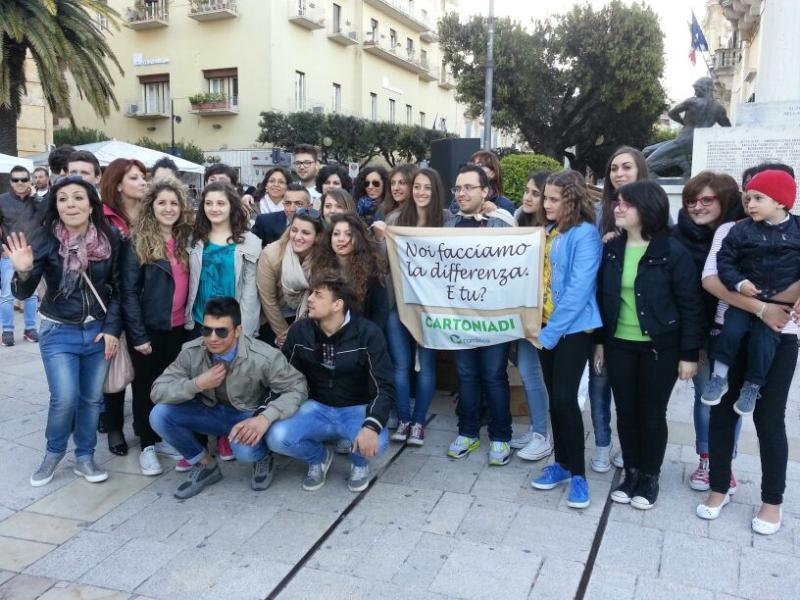 Flash-mob "I Love Cartoniadi" - 18 maggio 2014