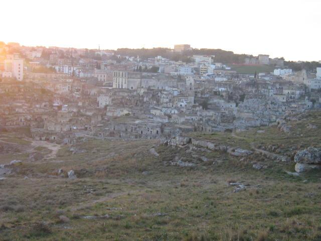 Vista di Matera da Murgia Timone