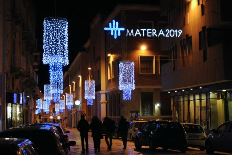 Luci di Natale a Matera (foto SassiLand)