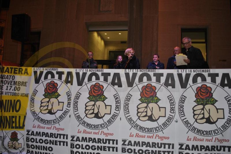Marco Pannella a Matera - 9 novembre 2013 (foto SassiLand)