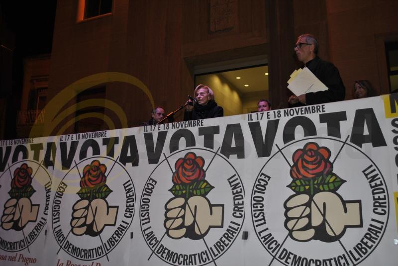 Marco Pannella a Matera - 9 novembre 2013 (foto SassiLand)