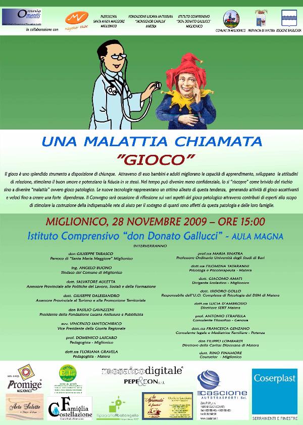  “UNA MALATTIA CHIAMATA GIOCO”