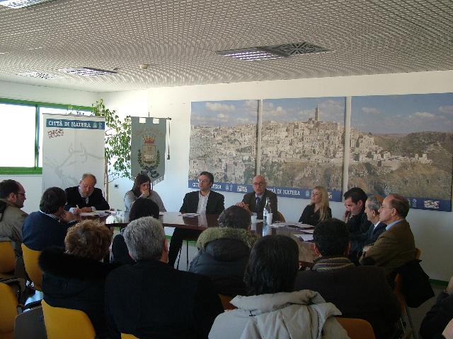 la conferenza di fine anno (Foto Martemix)