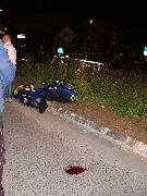 Incidente tra auto e moto in via Maiorana (foto Martemix)