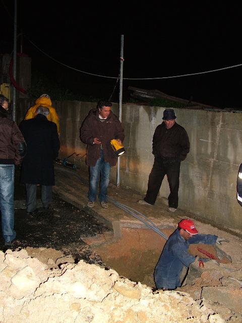 i lavori in corso a Recinto Rota (foto Martemix)