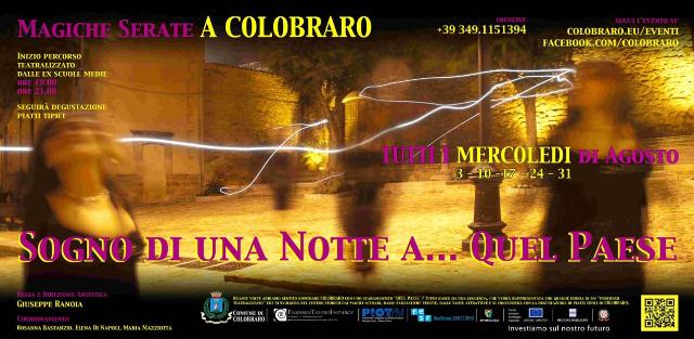SOGNO DI UNA NOTTE A … QUEL PAESE - Conferenza stampa-Presentazione