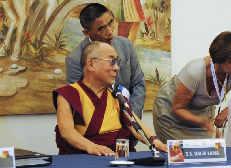 Il Dalai Lama a Matera nella conferenza stampa a Palazzo Viceconte - 24 giugno 2012